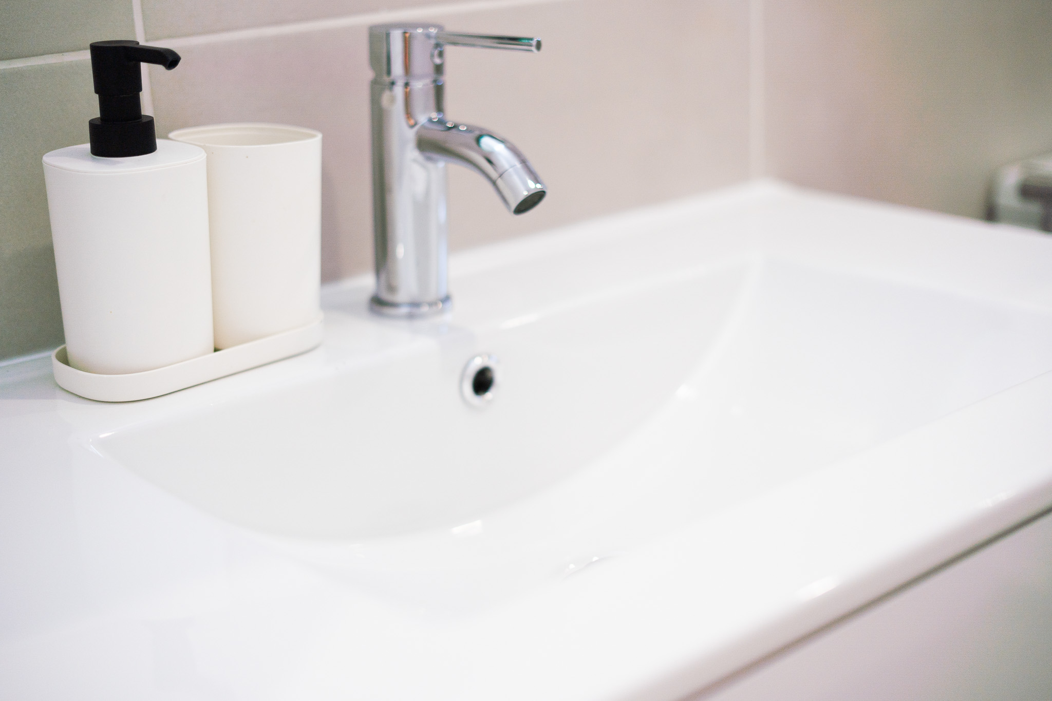 Studio bathroom sink